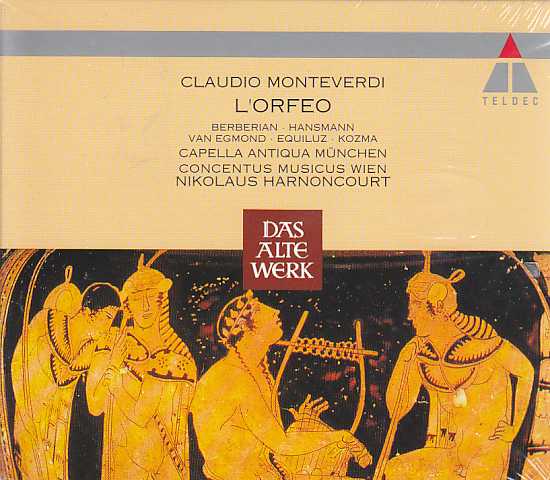 Claudio Monteverdi / L'Orfeo / Cathy Berberian / Rotraud Hansmann / Concentus musicus Wien / Nikolaus Harnoncourt
