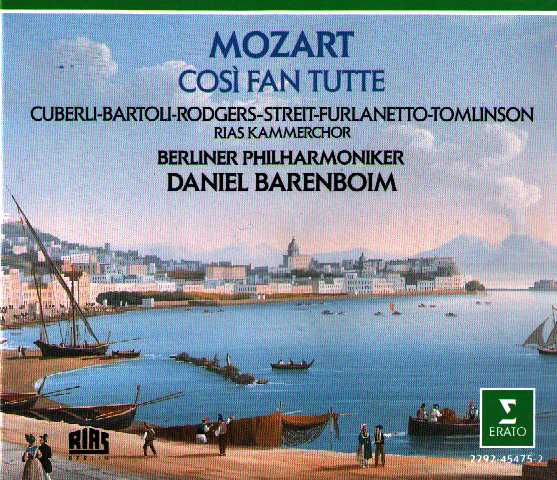 W.A. Mozart / Così fan tutte / Lella Cuberli / Cecilia Bartoli / Berliner Philharmoniker / Daniel Barenboim
