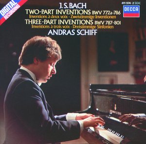 J.S. Bach / Two and Three Part Inventions and Sinfonias / András Schiff