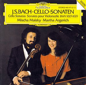J.S. Bach / Cello Sonatas // Mischa Maisky / Martha Argerich