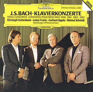 J.S. Bach / Piano Concertos BWV 1060, 1061, 1063, 1065 / Christoph Eschenbach / Justus Frantz / Gerhard Oppitz / Helmut Schmidt