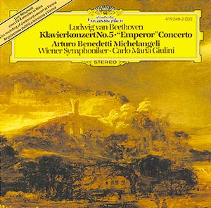 Ludwig van Beethoven / Piano Concerto No. 5 / Arturo Benedetti Michelangeli / Wiener Symphoniker / Carlo Maria Giulini