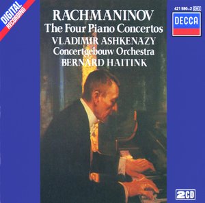 Sergei Rachmaninov / Piano Concertos (Complete) / Vladimir Ashkenazy / Concertgebouw Orchestra / Bernard Haitink 2CD
