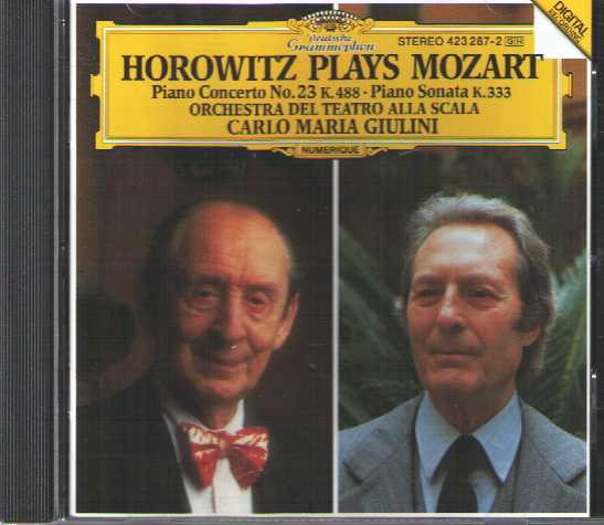 W.A. Mozart / Piano Concerto no. 23 KV488 / Piano Sonata KV333 // Vladimir Horowitz
