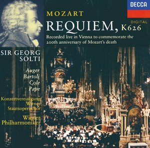 W.A. Mozart / Requiem // Arleen Auger / Cecilia Bartoli / Wiener Philharmoniker / Sir George Solti
