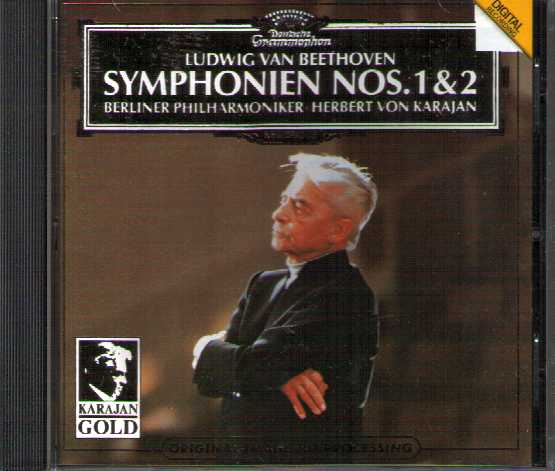Ludwig van Beethoven / Symphonies 1 & 2 / Berliner Philharmoniker / Herbert von Karajan