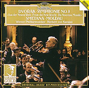 Antonín Dvorák / Symphony no. 9 / Bedrich Smetana / Die Moldau / Wiener Philharmoniker / Herbert von Karajan