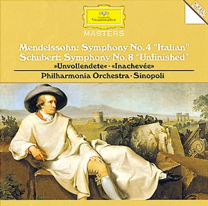 Felix Mendelssohn / Symphony No. 4 / Franz Schubert / Symphony No. 8 / Philharmonia Orchestra / Giuseppe Sinopoli