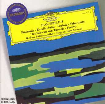Jean Sibelius / Finlandia / Karelia / Tapiola / Valse Triste / Swan of Tuonela / Festivo // Berliner Philharmoniker / Hans Rosbaud