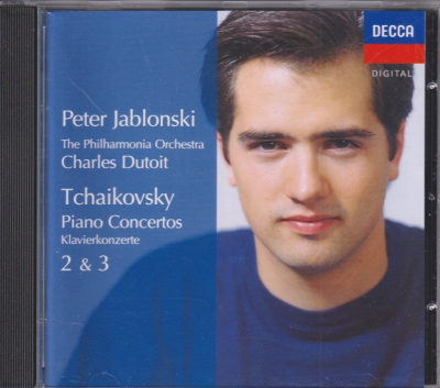 Pyotr Tchaikovsky / Piano Concertos 2 & 3 / KÄYTETTY CD // Peter Jablonski / Philharmonia Orchestra / Charles Dutoit