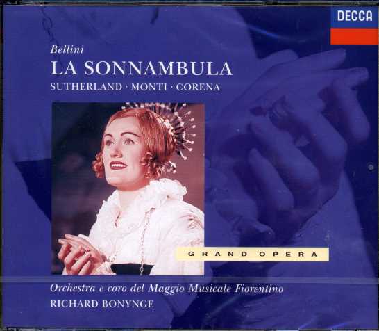 Vincenzo Bellini / La Sonnambula / Joan Sutherland / Nicola Monti / Orchestra e Coro del Maggio Musicale Fiorentino / Richard Bonynge 2CD