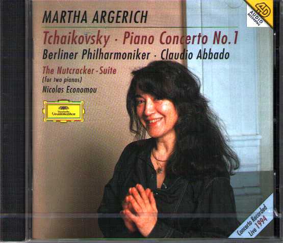 Pyotr Tchaikovsky / Piano Concerto no. 1 / Nutcracker Suite // Martha Argerich / Berliner Philharmoniker / Claudio Abbado