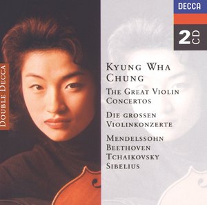 Felix Mendelssohn / Violin Concerto / Ludwig van Beethoven / Pyotr Tchaikovsky / Jean Sibelius / Violin Concertos / Kyung Wha Chung 2CD