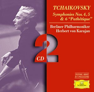 Pyotr Tchaikovsky / Symphonies 4-6 / Berliner Philharmoniker / Herbert von Karajan 2CD