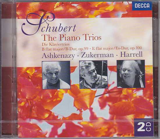 Franz Schubert / Piano Trios (Complete) // Vladimir Ashkenazy / Pinchas Zukerman / Lynn Harrell
