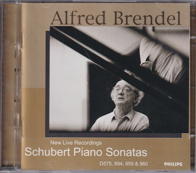 Franz Schubert / Piano Sonatas D575, D894, D959 & D960 (Live Recordings) / KÄYTETTY 2CD // Alfred Brendel