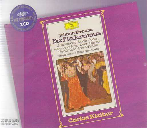 Johann Strauss II / Die Fledermaus (Lepakko) / Lucia Popp / Julia Varady / Bayerisches Staatsochester / Carlos Kleiber