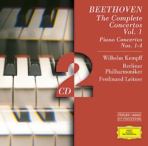 Ludwig van Beethoven / Piano Concertos 1-4 / Wilhelm Kemff / Berliner Philharmoniker / Ferdinand Leitner 2CD