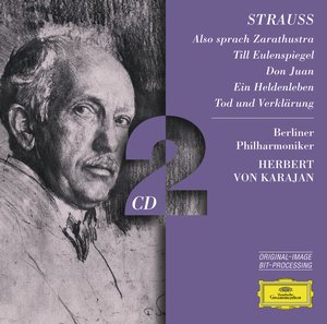 Richard Strauss / Also sprach Zarathustra etc. / Michel Schwalbé / Berliner Philharmoniker / Herbert von Karajan 2CD