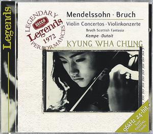 Felix Mendelssohn / Violin Concerto / Max Bruch / Violin Concerto no. 1 / Kyung Wha Chung