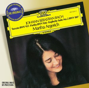 J.S. Bach / Toccata BWV 911 / Partita BWV 826 / English Suite No. 2 / Martha Argerich