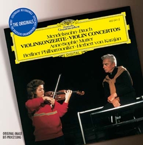 Felix Mendelssohn / Violin Concerto / Max Bruch / Violin Concerto no..1 / Anne-Sophie Mutter / Berliner Philharmoniker / Herbert von Karajan