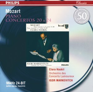 W.A. Mozart / Piano Concertos 20 & 24 / Clara Haskil / Igor Markevitch