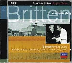 Franz Schubert / Piano Duets // Sviatoslav Richter / Benjamin Britten