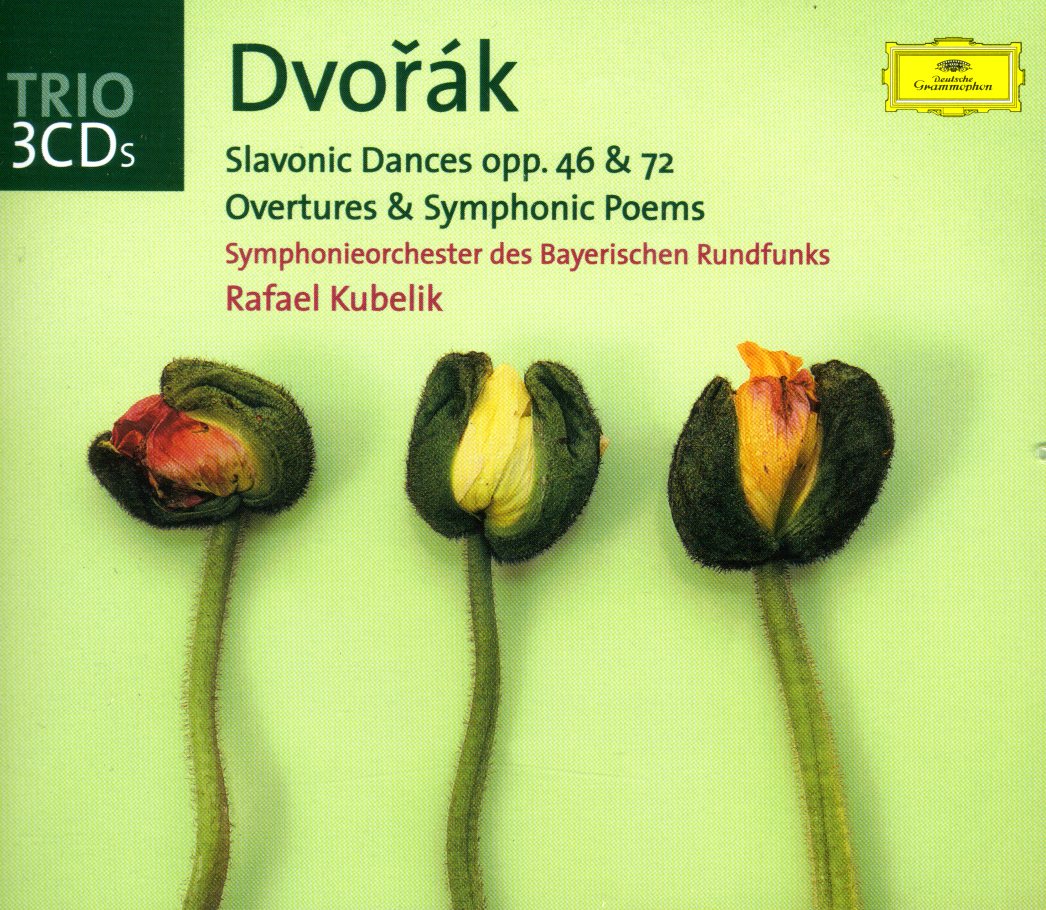 Antonín Dvorák / Slavonic Dances / Overtures / Symphonic Poems / Symphonieorchester des Bayerischen Rundfunks / Rafael Kubelik 3CD