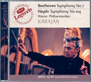 Ludwig van Beethoven / Symphony no. 7 / Joseph Haydn / Symphony No. 104 / Wiener Philharmoniker / Herbert von Karajan