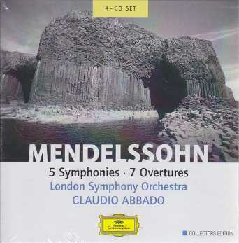 Felix Mendelssohn / Symphonies (Complete) / Overtures // London Symphony Orchestra / Claudio Abbado