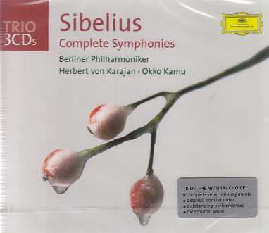 Jean Sibelius / Symphonies (Complete) / Berliner Philharmoniker Okko Kamu & Herbert von Karajan 3CD