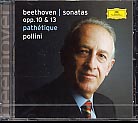 Ludwig van Beethoven / Piano Sonatas Opp. 10 & 13 “Pathetique” / Maurizio Pollini