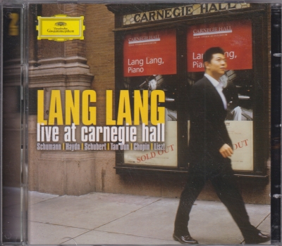 Lang Lang / Live at Carnegie Hall / KÄYTETTY 2CD // Robert Schumann / Joseph Haydn / Franz Schubert / Tan Dun / Frédéric Chopin/ Franz Liszt