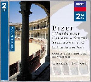 Georges Bizet / L'Arlesienne (Suites) / Carmen (Suites) / Symphony in C // Orchestre Symphonique de Montréal / Charles Dutoit