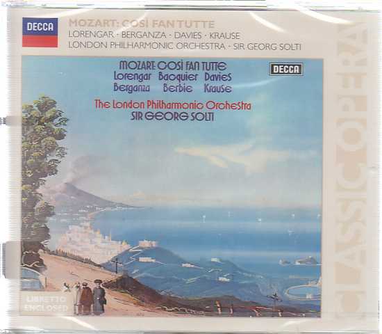 W.A. Mozart / Così fan tutte / Pilar Lorengar / Teresa Berganza / London Philharmonic Orchestra / Sir Georg Solti