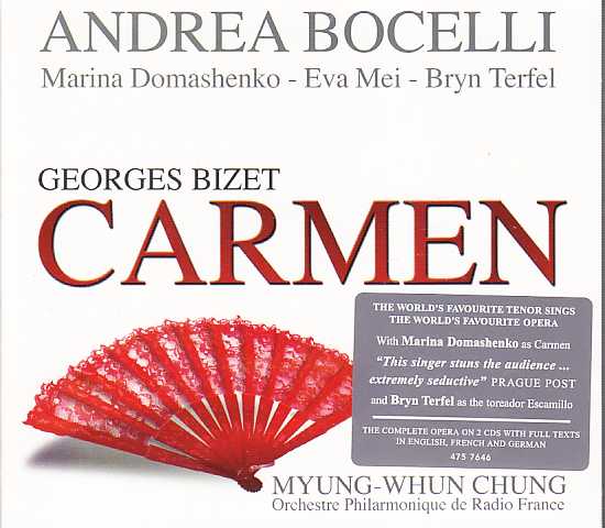 Georges Bizet / Carmen / Andrea Bocelli / Marina Domashenko / Eva Mei / Bryn Terfel 2CD