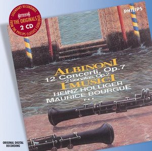 Tomaso Albinoni / 12 Concertos / 2 Sonatas / Heinz Holliger / Maurice Bourgue / I Musici 2CD