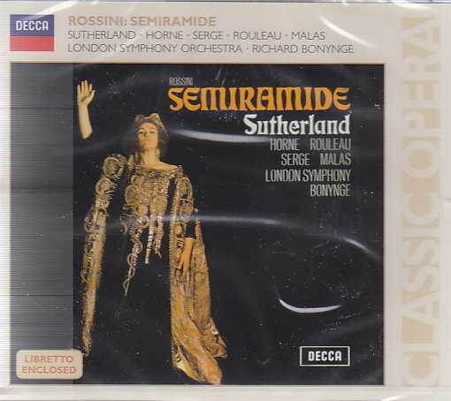 Gioachino Rossini / Semiramide / Joan Sutherland / Marilyn Horne / London Symphony Orchestra / Richard Bonynge