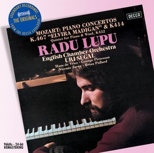 W.A. Mozart / Piano Concertos 21 & 12 / Quintet for piano & winds / Radu Lupu / English Chamber Orchestra / Uri Segal