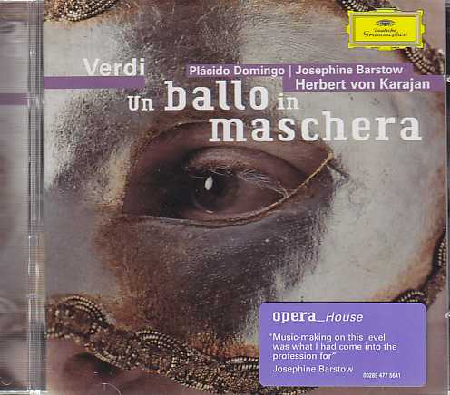 Giuseppe Verdi / Un Ballo in Maschera / Plácido Domingo / Josephine Barstow / Wiener Philharmoniker / Herbert von Karajan
