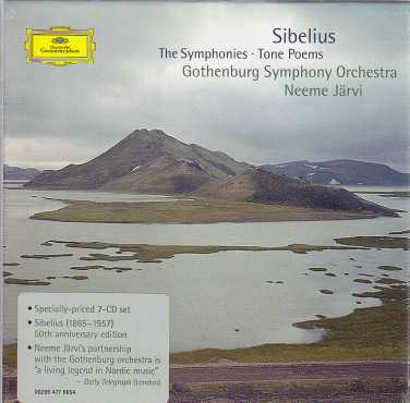 Jean Sibelius / Symphonies (Complete) / Tone Poems / Gothenburg Symphony Orchestra / Neeme Järvi 7CD