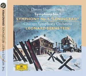 Dmitri Shostakovich / Symphonies 1 & 7 / Chicago Symphony ORchestra / Leonard Bernstein 2CD