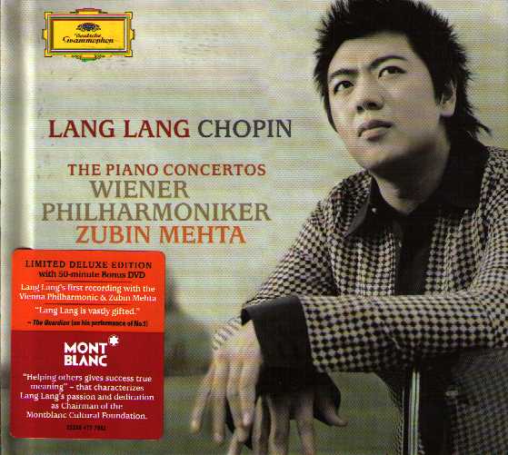 Frédéric Chopin / Piano Concertos 1-2 / Lang Lang / Wiener Philharmoniker / Zubin Mehta CD+DVD