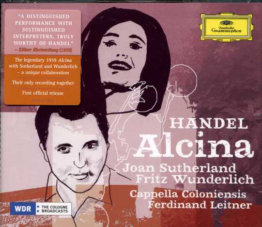 Georg Friedrich Händel / Alcina / Joan Sutherland / Fritz Wunderlich / Cappella Coloniensis / Ferdinand Leitner