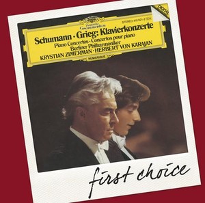 Edvard Grieg / Robert Schumann / Piano Concertos // Krystian Zimerman / Berliner Philharmoniker / Herbert von Karajan