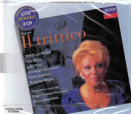 Giacomo Puccini / Il Trittico / Mirella Freni / Roberto Alagna / Orchestra e Coro del Maggio Musicale Fiorentino / Bruno Bartoletti