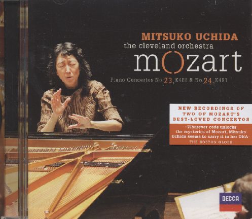 W.A. Mozart / Piano Concertos 24 & 23 / Cleveland Orchestra / Mitsuko Uchida