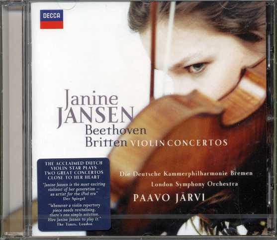 Ludwig van Beethoven / Violin Concerto / Benjamin Britten / Violin Concerto / Paavo Järvi / Janine Jansen