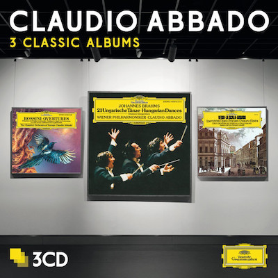 Claudio Abbado / 3 Classic Albums // Johannes Brahms / Gioacchino Rossini / Giuseppe Verdi